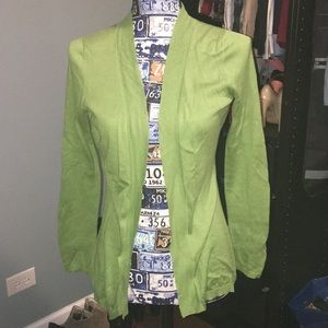 Loft pea green sweater